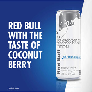 Red Bull Coconut Edition Coconut Berry Energy Drink, 12 fl oz Can